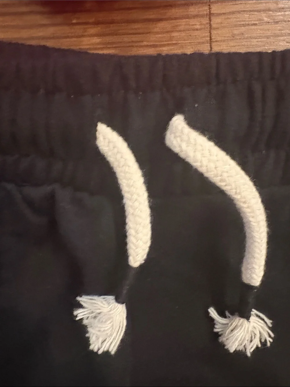 Casual Girls' Drawstring Shorts - Pink & Black